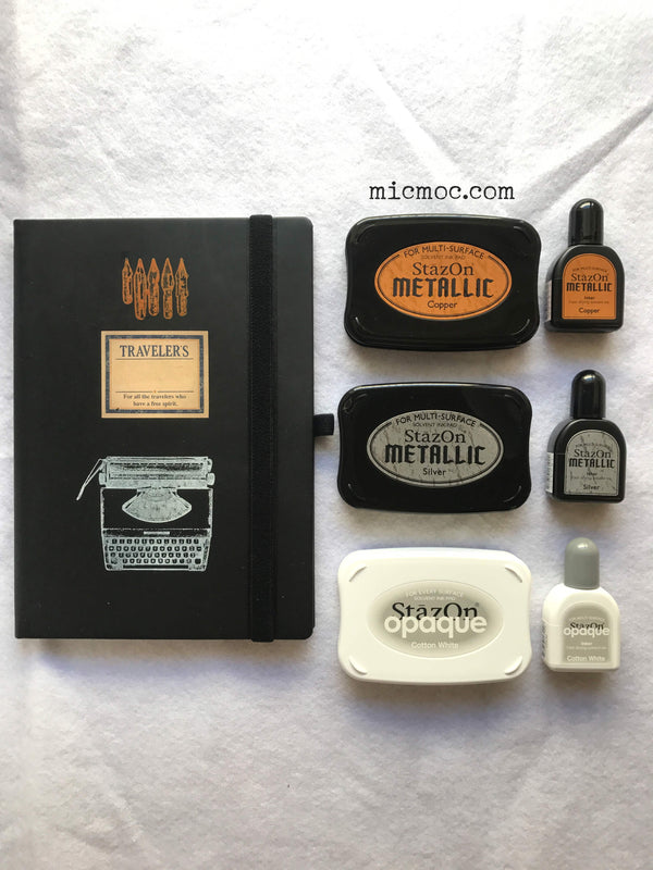 Tsukineko StazOn Metallic Ink Kit - Gold