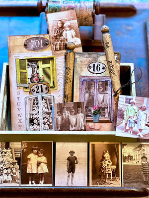 Vintage Photos 'Petite Portraits 3' - 8 Pc from micmoc.com at Mic Moc