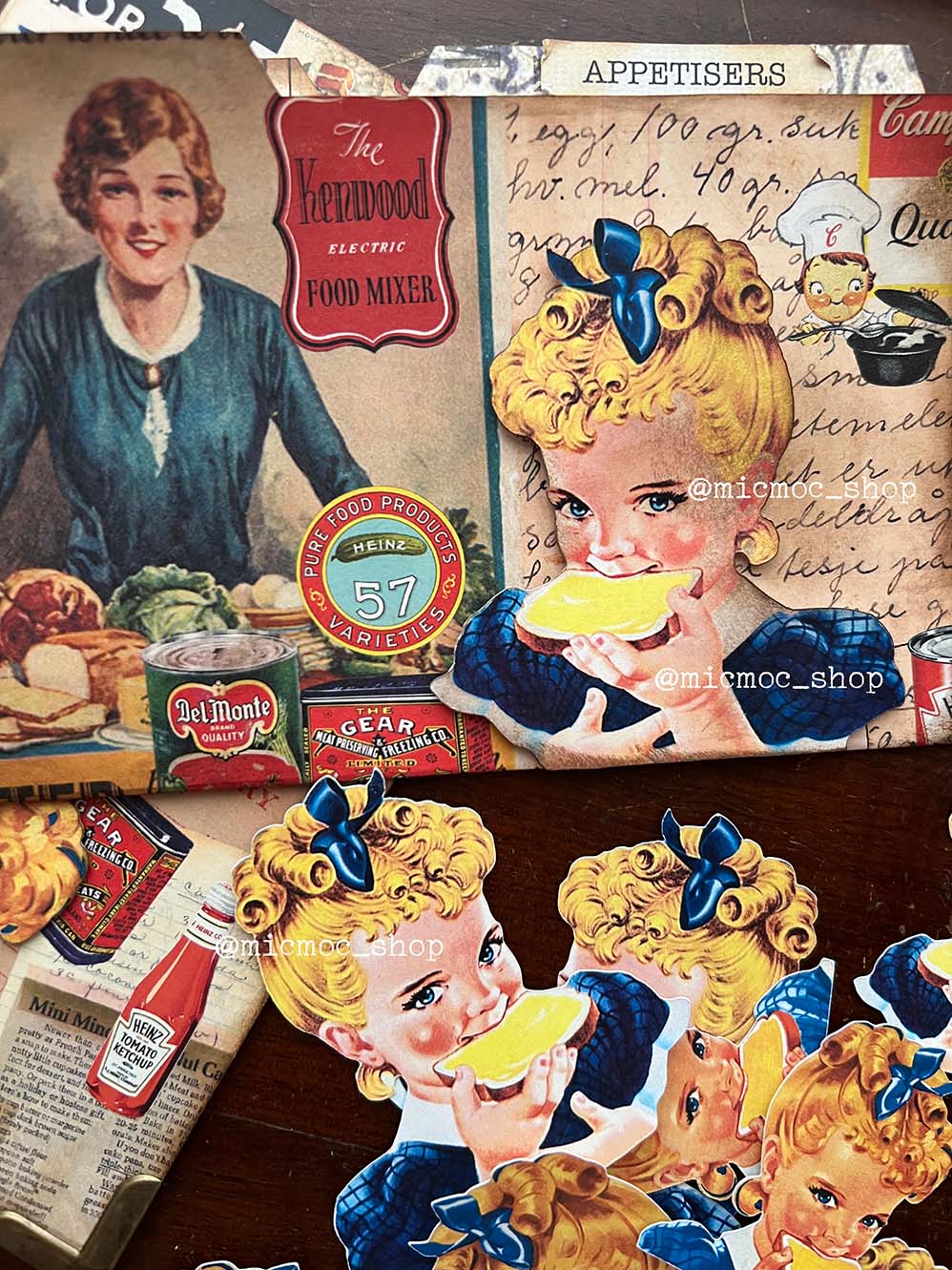 'Bread Girl' Die Cuts (10 Pk) from micmoc.com at Mic Moc 