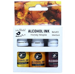 Little Birdie Honey Maple Alcohol Ink Pack (15ml x 3) from micmoc.com