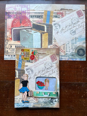 Collage Paper Kit CP0013 'Travelogue' from micmoc.com